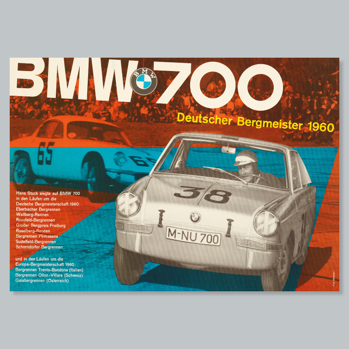  JLTC Vintage SUV Kunstposter BMW-Poster, dekoratives Gemälde,  Leinwand-Wandposter und Kunstdruck, modernes Familienschlafzimmer-Dekor- Poster, 70 x 70 cm